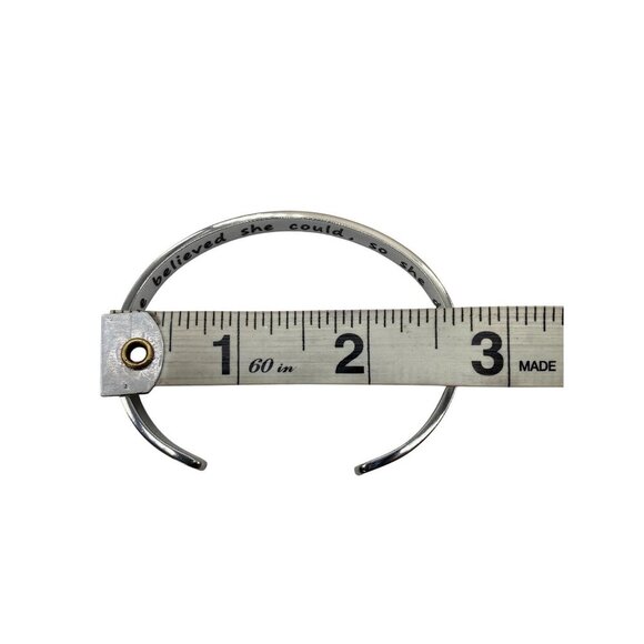 Graduation 2019 Quote Engraved Stainless Steel Silver Cuff Bracelet Unisex - Picture 3 of 6